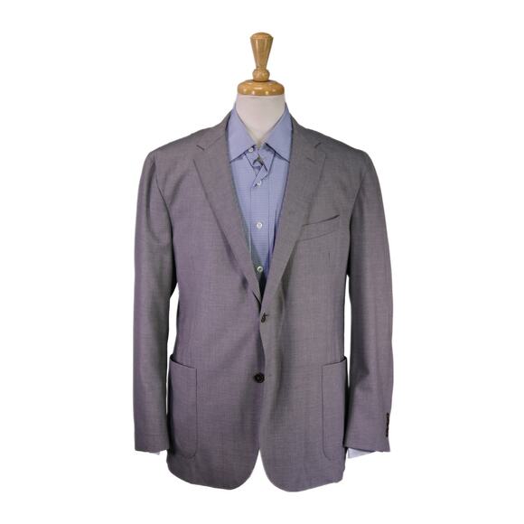 Southwick Current Model Light Gray Patch Pocket Super 150's Wool Blazer 44R - Picture 1 of 8